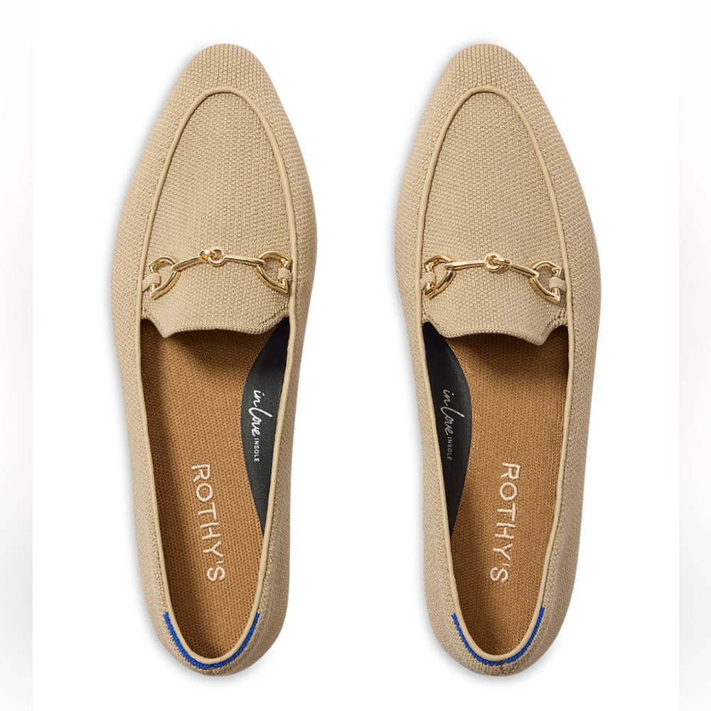 NWOB Rothy's Women's Double Bit Loafers - 7.5 Dune